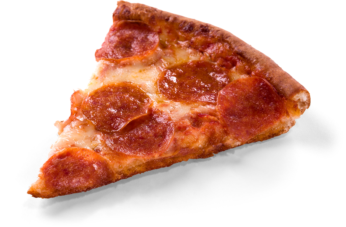 Slice Of Pepperoni Pizza - Isolated